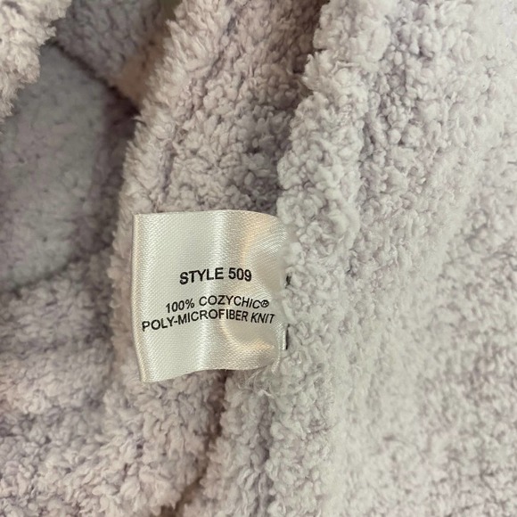 Barefoot Dreams Purple CozyChic Robe Size 1 - Picture 5 of 14